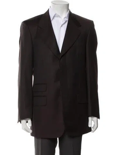 Pre-owned Gucci Wool Blazer In Black