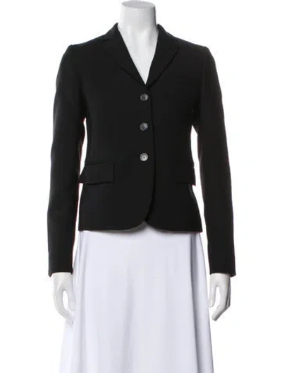 Pre-owned Gucci Wool Blazer In Black