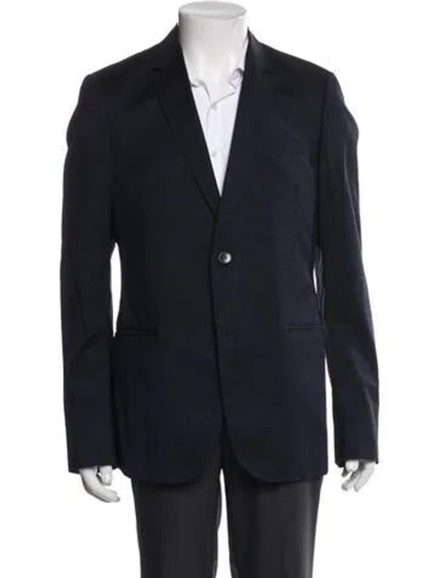 Pre-owned Gucci Wool Blazer In Blue