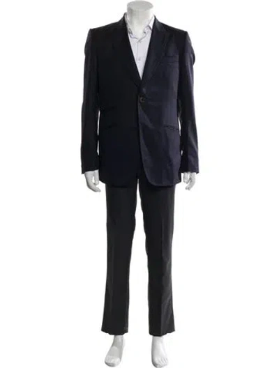 Pre-owned Gucci Wool Blazer In Blue