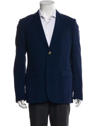 Pre-owned Gucci Wool Blazer In Blue