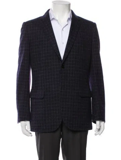 Pre-owned Gucci Wool Blazer In Blue