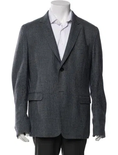 Pre-owned Gucci Wool Blazer In Blue