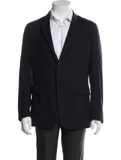Pre-owned Gucci Wool Blazer In Blue