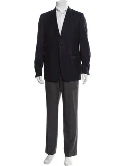 Pre-owned Gucci Wool Blazer In Blue