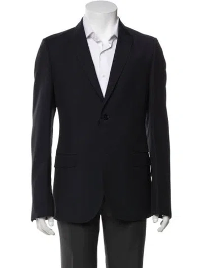 Pre-owned Gucci Wool Blazer In Blue