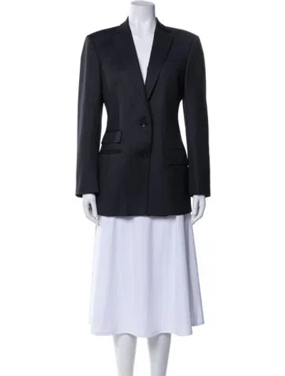 Pre-owned Gucci Wool Blazer In Blue
