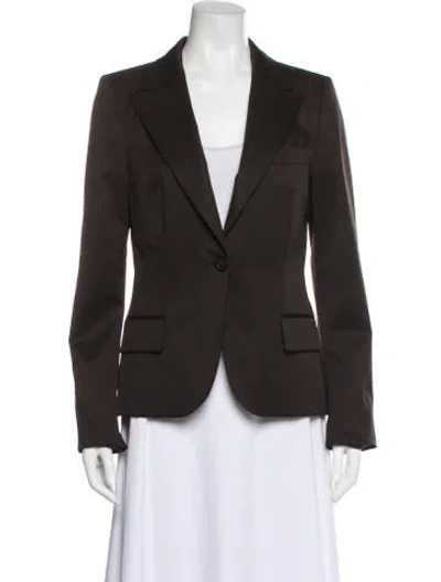 Pre-owned Gucci Wool Blazer In Brown