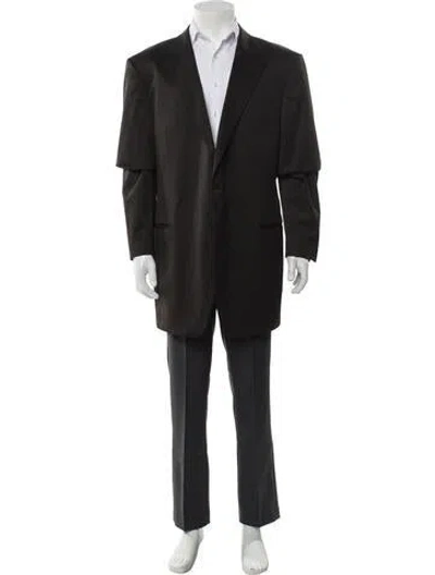 Pre-owned Gucci Wool Blazer In Brown