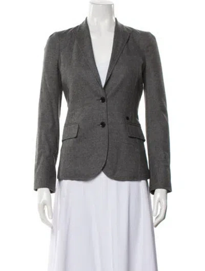 Pre-owned Gucci Wool Blazer In Gray