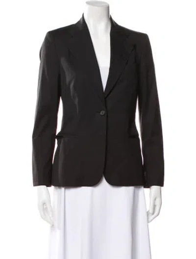 Pre-owned Gucci Wool Blazer In Gray