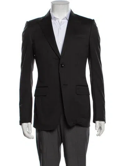 Pre-owned Gucci Wool Blazer In Gray