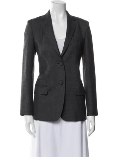Pre-owned Gucci Wool Blazer In Gray