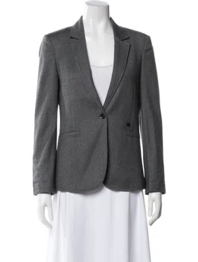 Pre-owned Gucci Wool Blazer In Gray