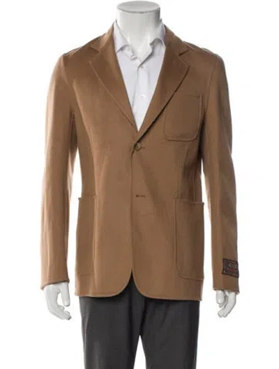 Pre-owned Gucci Wool Blazer In Neutral