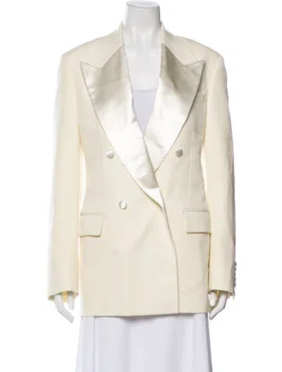 Pre-owned Gucci Wool Blazer In Neutral