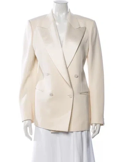 Pre-owned Gucci Wool Blazer In Neutral