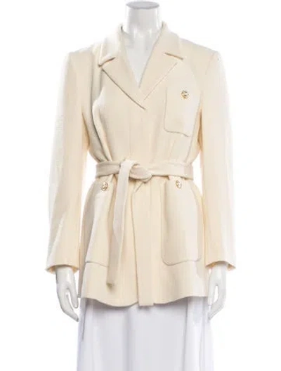 Pre-owned Gucci Wool Blazer In Neutrals