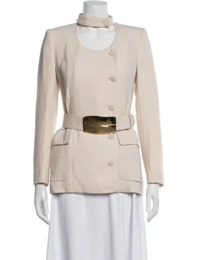 Pre-owned Gucci Wool Blazer In Neutrals