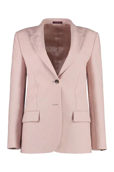 Gucci Wool Blazer In Pink