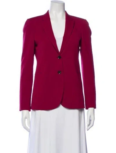 Pre-owned Gucci Wool Blazer In Purple