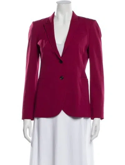 Pre-owned Gucci Wool Blazer In Purple