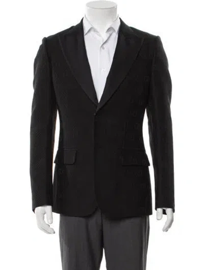 Pre-owned Gucci Wool Blazer W/ Tags In Black