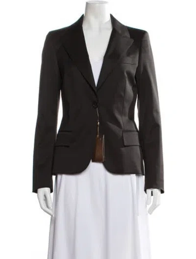 Pre-owned Gucci Wool Blazer W/ Tags In Brown