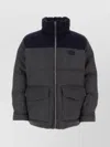 Gucci Dark Grey Wool Blend Down Jacket