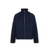 Gucci Embroidered-logo Jacket In Blue