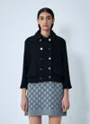 Gucci Wool-blend Jacket In Black