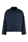 Gucci Wool Twill Embroidered Jacket In Blue