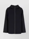 Gucci Wool Blend Jacket With Hood And Pockets