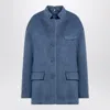 Gucci Wool Blend Melange Aviator Jacket Women