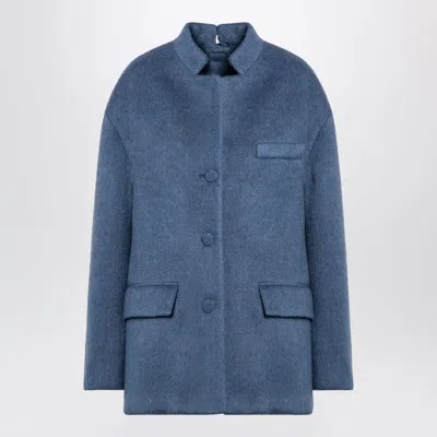 GUCCI GUCCI  WOOL BLEND MÉLANGE AVIATOR JACKET
