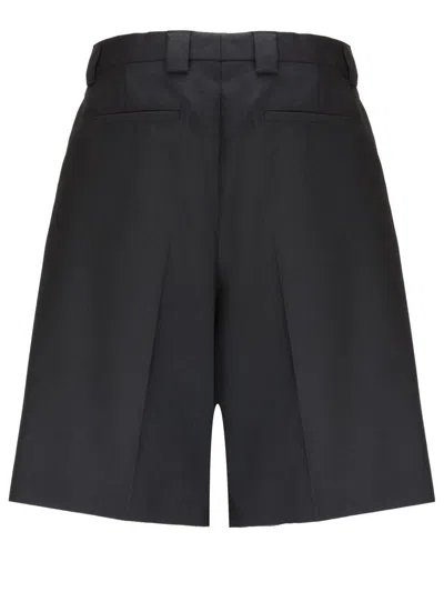 Gucci Wool Blend Shorts In Black