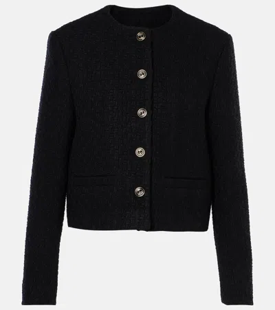 Gucci Tweed Jacket In Black