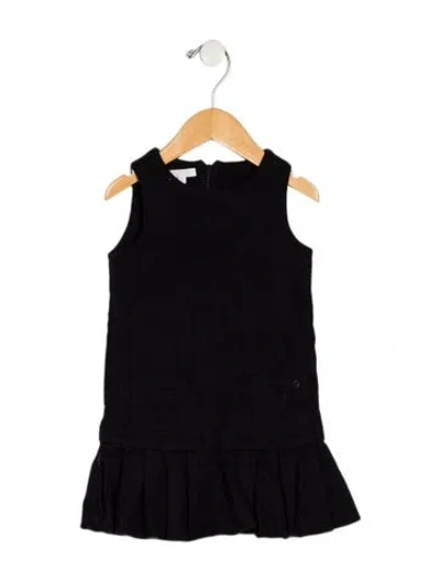 Pre-owned Gucci Babies' Wool Blue Sleeveless Dress With Zip Closure