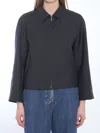 Gucci Wool Jacket With Embroidered Logo On The Collar