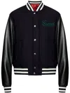 Gucci Wool Bomber Jacket In Black