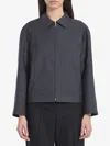 Gucci Wool Bomber Jacket In Grey