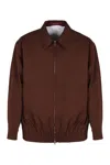 Gucci Wool Bomber-style Jacket In Brown