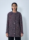 Gucci Wool Boucle Jacket In Multi
