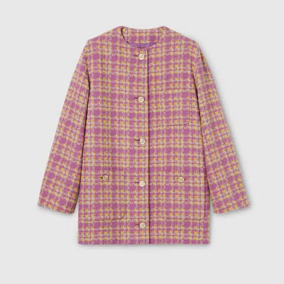 Gucci Wool Bouclé Jacket In Multi