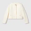 Gucci Wool Bouclé Jacket In White
