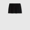 Gucci Wool Bouclé Mini Skirt In Black