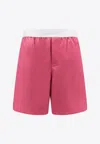 Gucci Women Light Wool Boxer-style Shorts