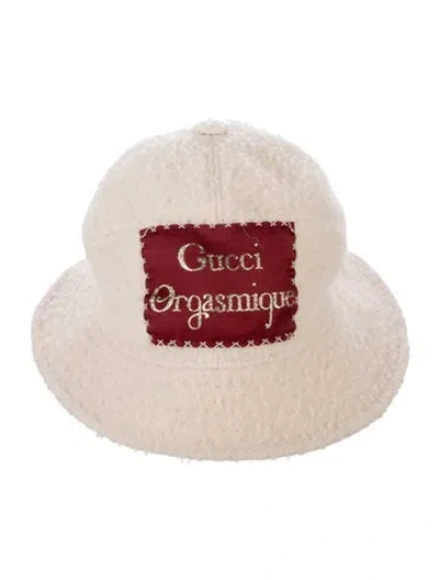 Pre-owned Gucci Wool Bucket Hat In Neutral