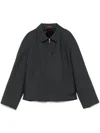 Gucci Wool Jacket With Embroidered Logo On The Collar