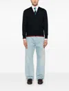 Gucci Wool Cardigan In Blue